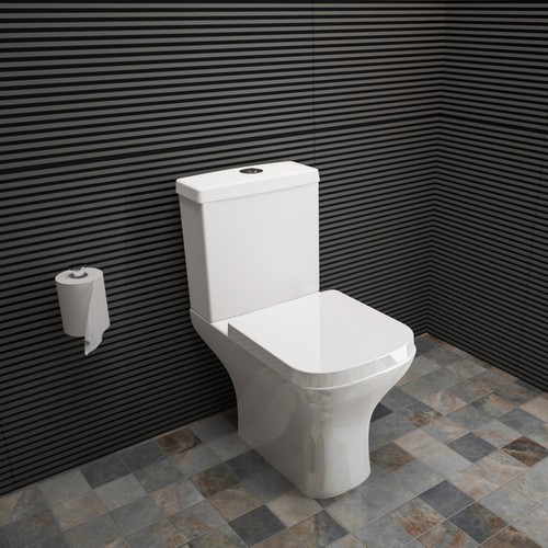 Bathroom modern close coupled - bathroom,