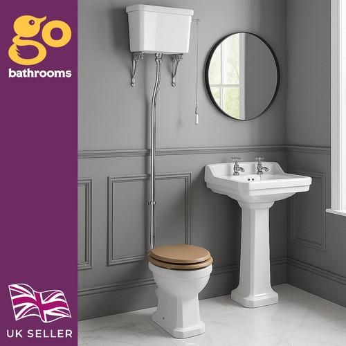 Victorian high level toilet - toilet, wc