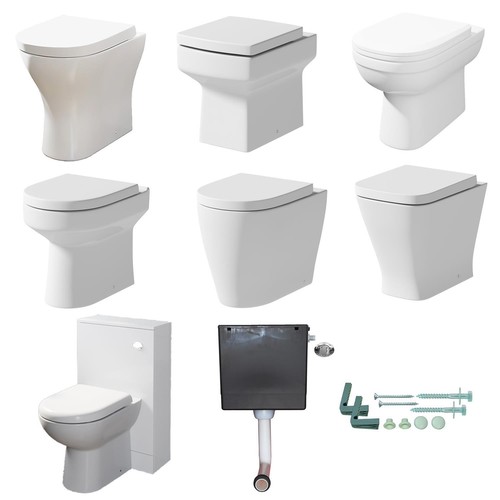 Back wall toilet - to, wc