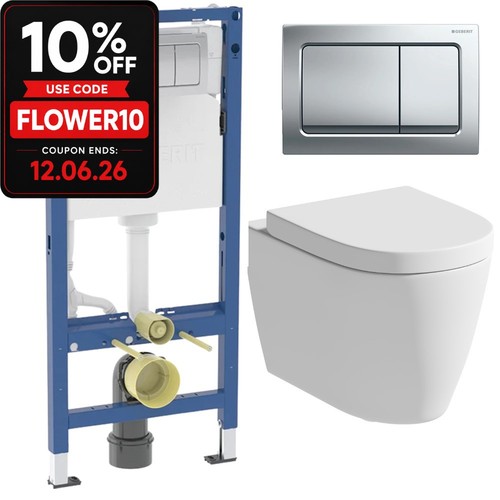 Rimless wall hung - toilet, pan