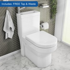 2 in 1 Close Coupled Toilet