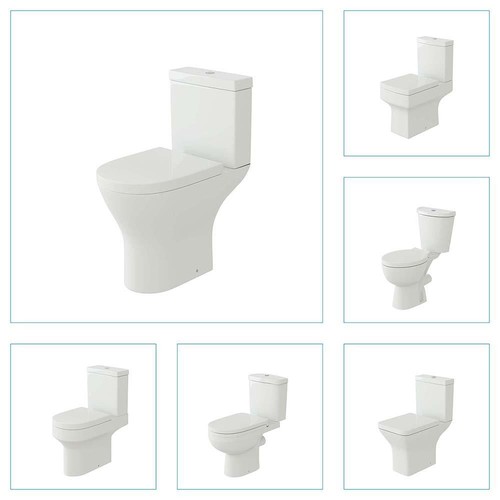 Bathroom toilet pan soft close - toilet,
