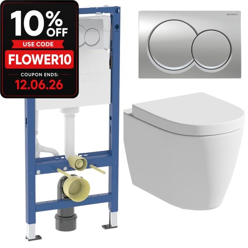Rimless wall hung - hung, pan