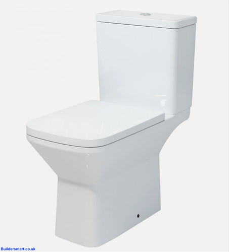 Rimless close coupled toilet - close,